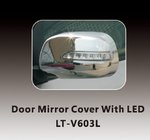 Toyota Rav 4 2006-2013 Mirror Covers with LED (2 pcs, plastic) photo 1