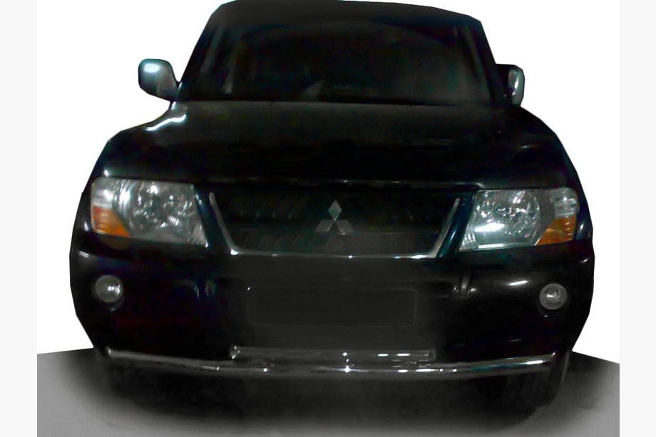 Mitsubishi Pajero Wagon III 1999-2006 Front Bar ST014 (Stainless Steel) Image