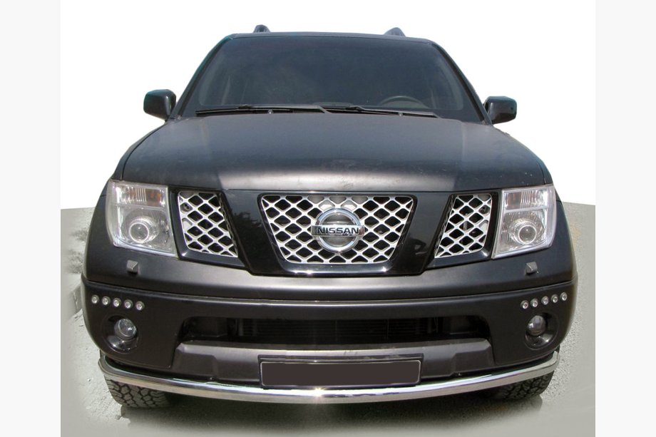 Nissan Pathfinder R51 2005-2014 Front Bull Bar ST008-2 (Stainless Steel) Image