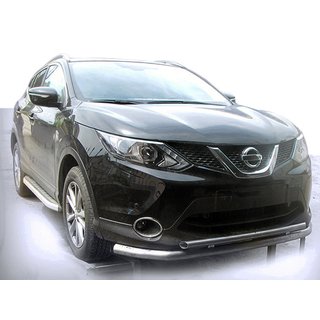 Front Bull Bar ST014 (Stainless Steel) Nissan Qashqai 2014-2021