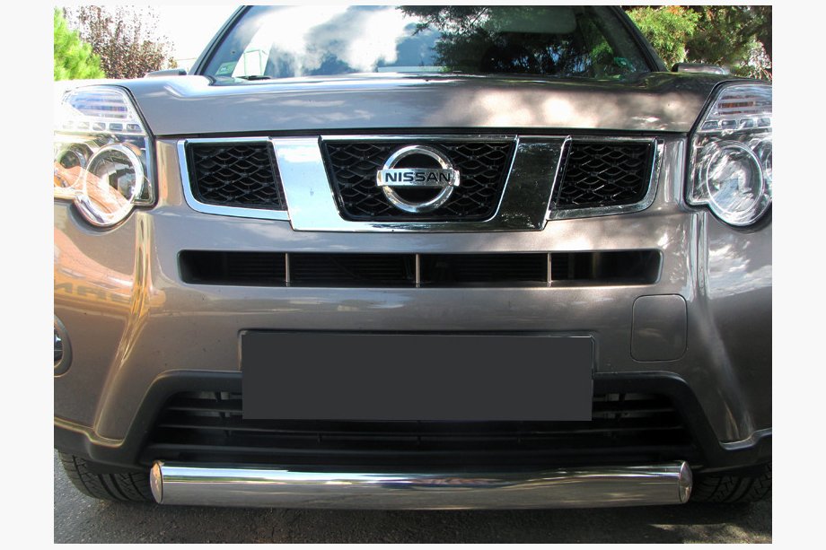 Nissan X-trail T31 2007-2014 Front Bar ST008-Oval (Stainless Steel) Image