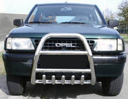 Opel Frontera 1991-1998 Bull Bar QT007 (Stainless Steel) photo 1
