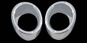 Toyota Highlander 2008-2013 Front fog light covers (2 pcs, plastic) photo 1