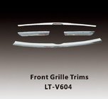 Toyota Rav 4 2006-2013 Chrome Grille Trim Strips 2010-2012 (4 pcs, plastic) photo 1