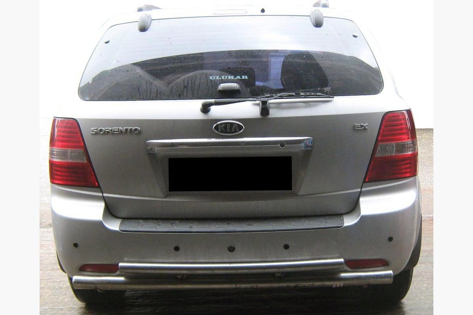 Kia Sorento I BL 2002-2009 Rear Bar AK002-Double (Stainless Steel) Image