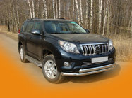 Toyota Land Cruiser Prado 150 2009-2023 Front Bar ST014 (Stainless Steel) 60/60 mm photo 3