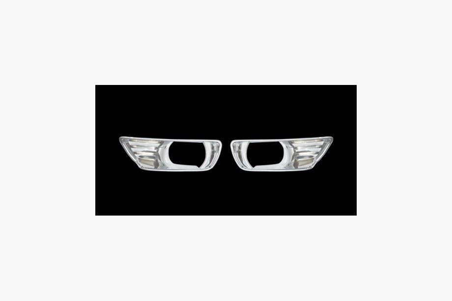 Toyota Camry 2006-2011 Chrome Fog Light Covers (2 pcs, plastic) Image