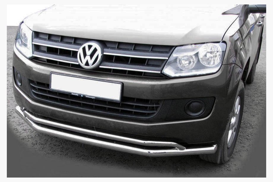 Volkswagen Amarok 2010-2022 Front Bar ST017 (Stainless Steel) 70 x 48 mm Image