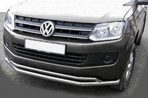 Volkswagen Amarok 2010-2022 Front Bar ST017 (Stainless Steel) 70 x 48 mm photo 1