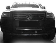 Volkswagen Touareg 2002–2010 Bull Bar ST013 Stainless Steel photo 1