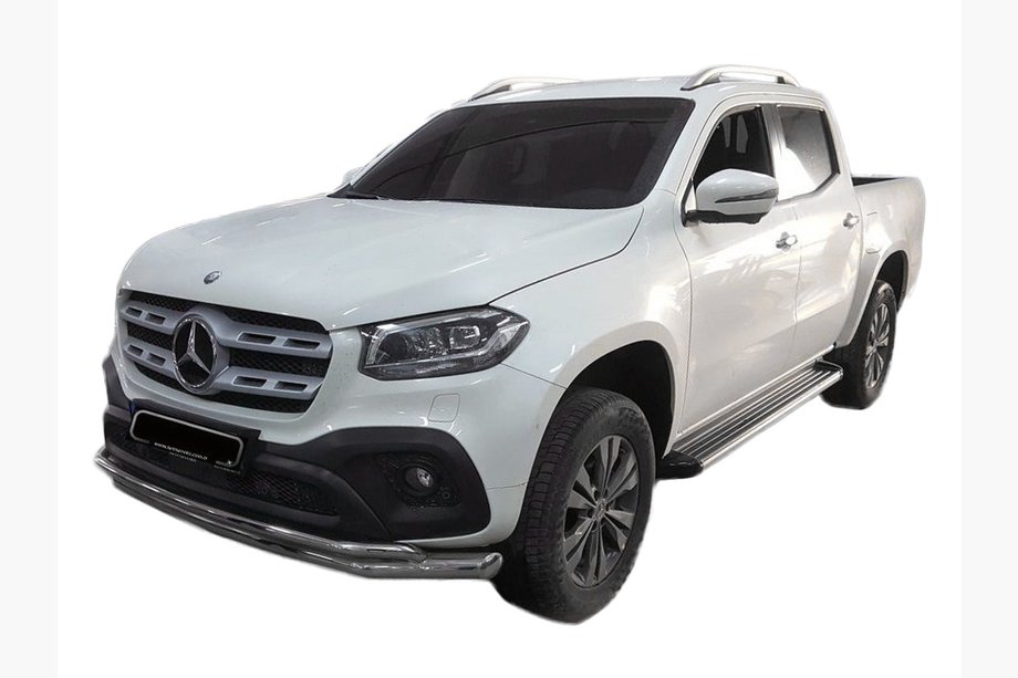 Mercedes X class 2017-2020 Front Bar ST017 (stainless steel, 60mm) Image