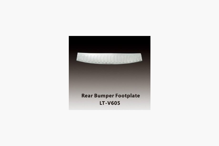 Toyota Rav 4 2006-2013 Rear bumper protector 2011-2013 (Libao, stainless steel) Image