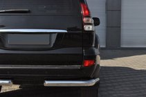 Toyota Land Cruiser Prado 120 2002-2009 Rear Corner Bars AK003 (2 pcs, stainless steel) photo 7