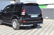 Toyota Land Cruiser Prado 120 2002-2009 Rear Corner Bars AK003 (2 pcs, stainless steel) photo 8