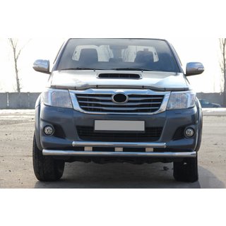 Front Bar ST014 (Stainless Steel) Toyota Hilux 2006-2015 photo 3