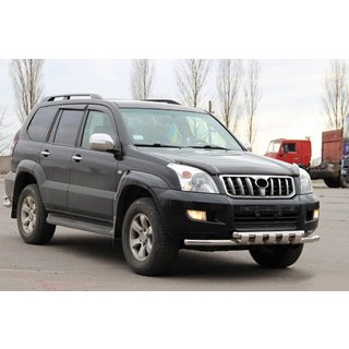Front Bar ST015 (Stainless Steel) Toyota Land Cruiser Prado 120 2002-2009 photo 4