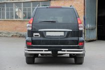 Toyota Land Cruiser Prado 120 2002-2009 Rear double corner bars AK003-1 (2 pcs, stainless steel) photo 5