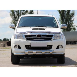Front Bar ST015 (Stainless Steel) Toyota Hilux 2006-2015 photo 1