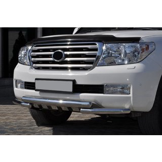 Front Bar ST015 (Stainless Steel) Toyota Land Cruiser 200 2007-2021 photo 4