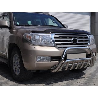 Front Bar WT002 (Stainless Steel) Toyota Land Cruiser 200 2007-2021 photo 1