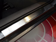Toyota Corolla 2013-2019 Door Sill Covers Nataniko (4 pcs, Stainless Steel) Premium - 3M Tape, 0.8 mm photo 1