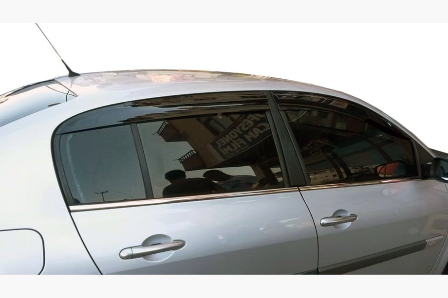 Renault Megane II 2004-2009 Exterior window trim stainless steel (4 pcs) SD/SW, Carmos - Turkish Steel Photo 3