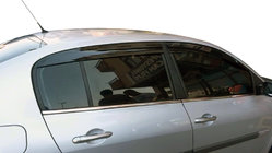 Renault Megane II 2004-2009 Window Deflectors SD (4 pcs, Perflex Sport) photo 4