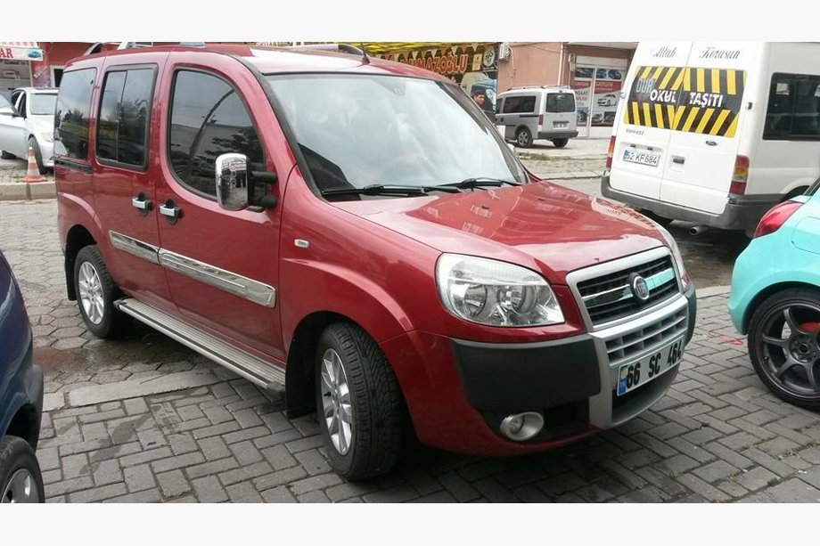 Fiat Doblo I 2005-2010 Door Moulding Wide Model (4 pcs, Stainless Steel) Photo 4