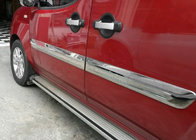Fiat Doblo I 2005-2010 Door Moulding Wide Model (4 pcs, Stainless Steel) Carmos - Turkish Stainless Steel photo 3