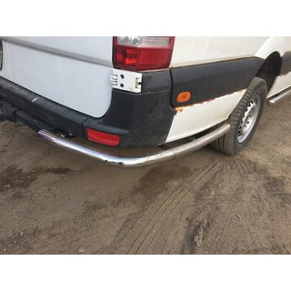 Side pipes behind rear wheel, angled (2 pcs, stainless steel) Volkswagen Crafter 2006-2016 photo 2