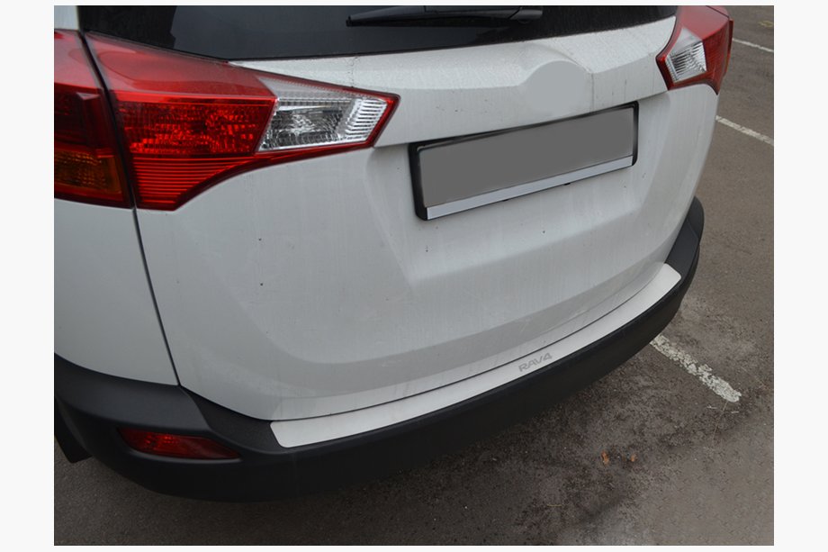 Toyota Rav 4 2013-2018 Rear Bumper Protector Nataniko (Stainless Steel) Image