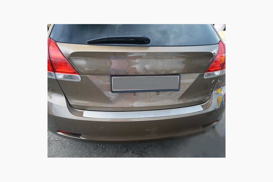 Toyota Venza 2008-2017 Rear bumper protector Nataniko (2012-2017, stainless steel) Image