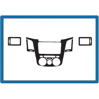 Dashboard Trim Covers Toyota Hilux 2006-2015 photo 3