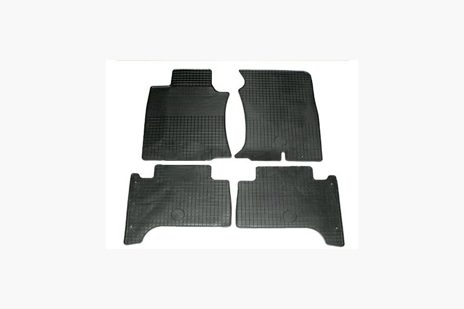 Toyota Land Cruiser Prado 120 2002-2009 Rubber Floor Mats (4 pcs, Doma) Image