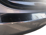 Mazda CX-5 2017–2025 Rear bumper protector with lip Elite (stainless steel) photo 1