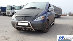 Mercedes Viano 2004-2014 Bull Bar WT003/004 (Stainless Steel) photo 9