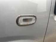 Fiat Doblo II 2010-2022 Chrome Turn Signal Surrounds (2 pcs, Stainless Steel) photo 1
