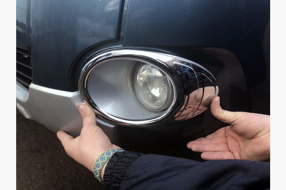 Citroen Berlingo 2008-2018 Fog Light Covers 2008-2014 (2 pcs, plastic) Photo 2