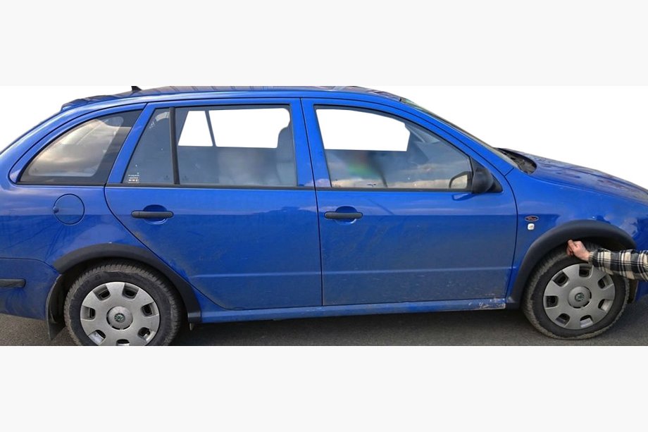 Skoda Fabia 2000-2007 Fender flares (set, black) Image