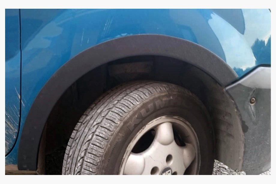 Renault Kangoo 1998-2008 Fender flares (4 pcs, black) Image