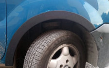 Renault Kangoo 1998-2008 Fender flares (4 pcs, black) photo 1