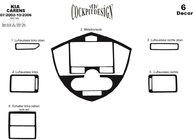 Kia Carens 1999-2012 Dashboard Trim Covers (2002-2006) Aluminum photo 3