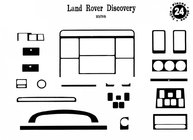 Land Rover Discovery II 1998-2004 Dashboard Trim Covers Carbon photo 2