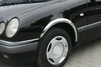 Mercedes E-class W210 1995-2002 Fender flares (4 pcs, stainless steel) photo 1