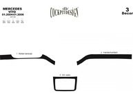 Mercedes Viano 2004-2014 Dashboard Trim Strips (Meric, Strips) photo 5