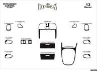 Mitsubishi Carisma 1995-2004 Dashboard Trim Covers (1999-2003) Aluminum photo 3