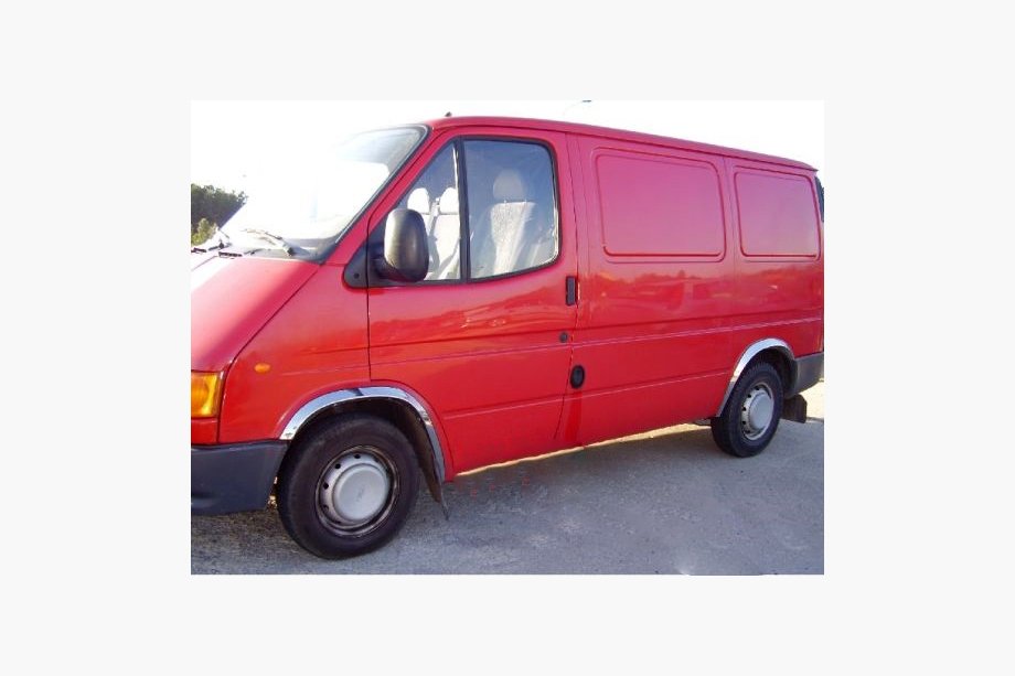 Ford Transit 1991-2000 Fender flares (4 pcs, stainless steel) Image