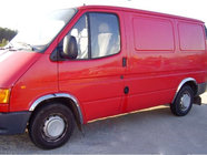 Ford Transit 1991-2000 Fender flares (4 pcs, stainless steel) photo 1
