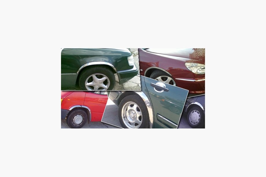 Opel Tigra 2001-2009 Stainless Steel Fender Trim (4 pcs) Photo 6