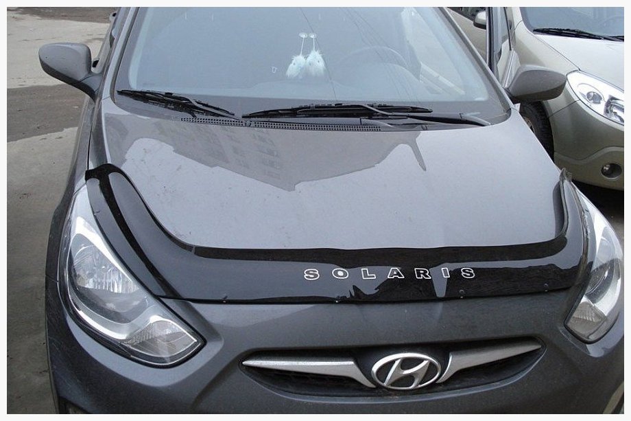 Hyundai Accent 2011-2017 Hood Deflector 2010-2014 (VIP) Image